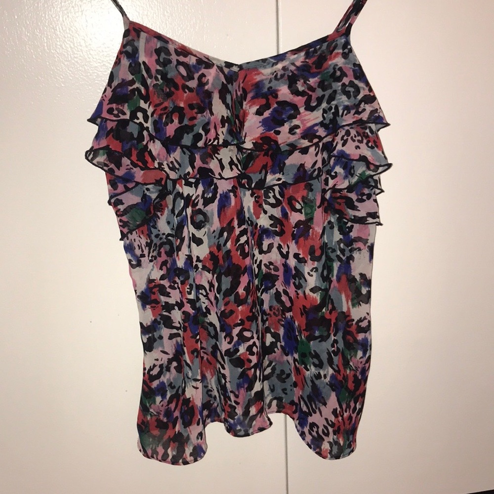 Animal print forever 21 tank top